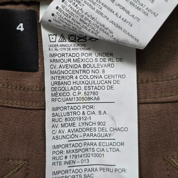 Under Armour Tactical Pants Women’s 4 Brown Lightweight Utility New - Picture 8 of 8